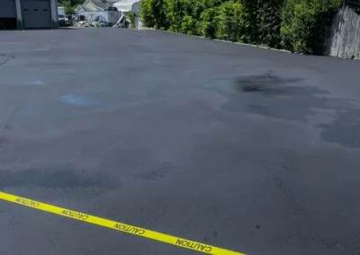 Parking Lot Freshly Sealcoated